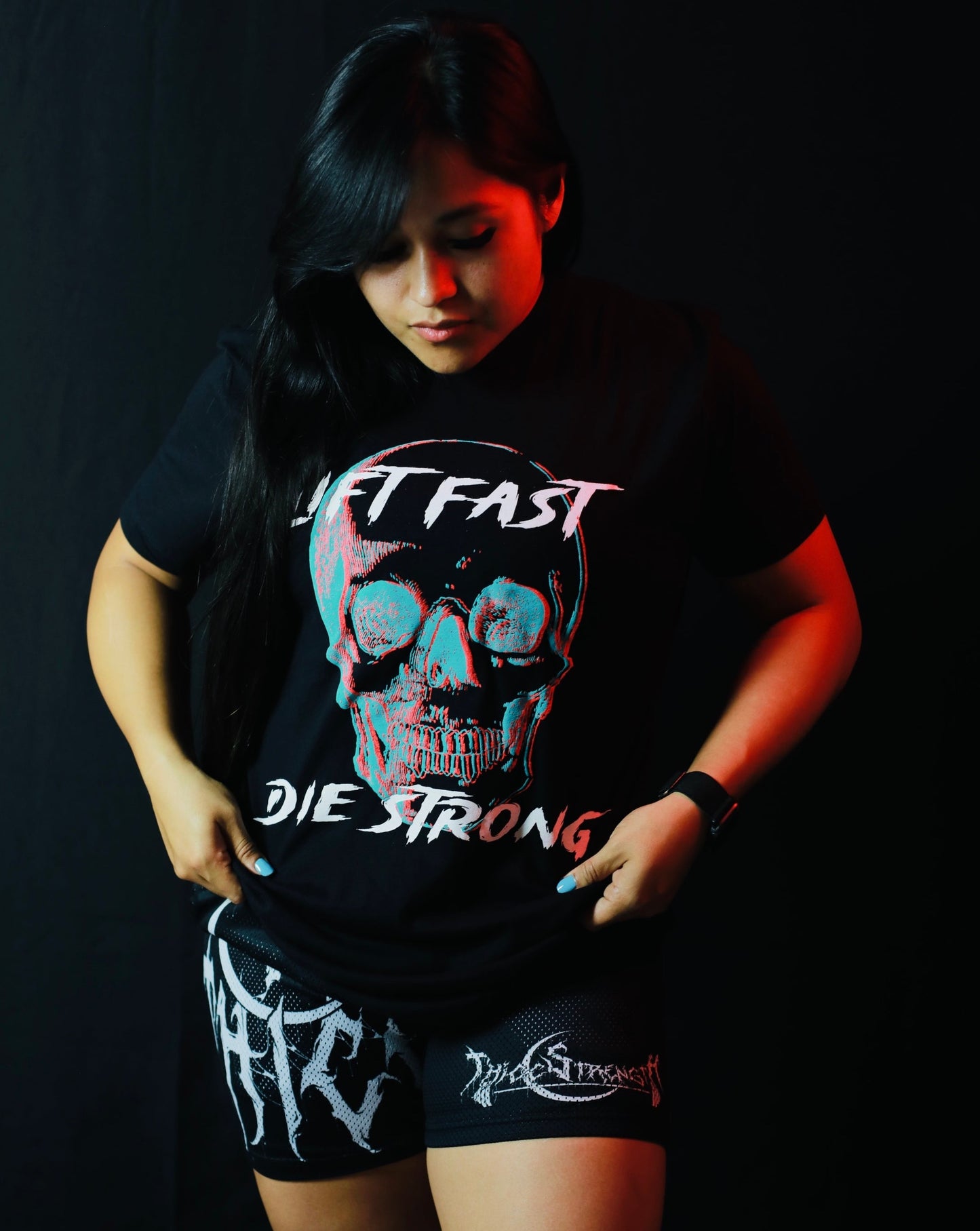 Lift Fast Die Strong Tee "Black"