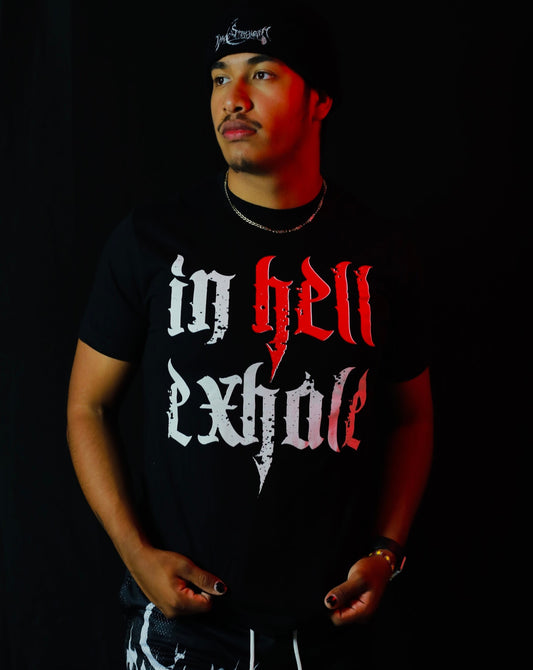 In Hell Exhale Grip Tee "Black"