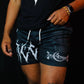 5" Quad Mesh Shorts “Black/White”