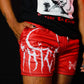 5" Quad Mesh Shorts “Red/White”