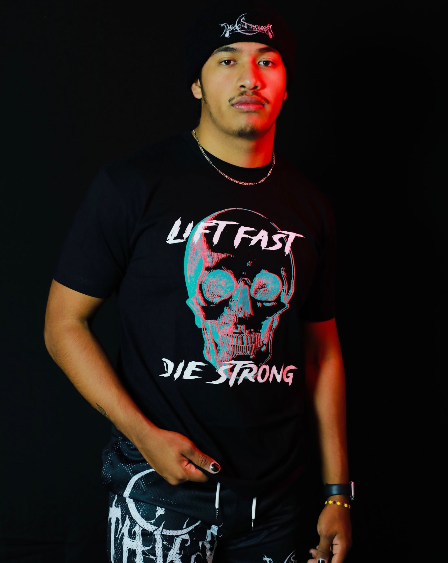 Lift Fast Die Strong Tee "Black"